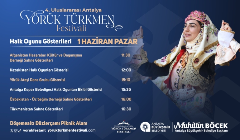 Yörük Türkmen Festivali’nde Dans Keyfi!