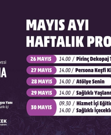 Kadınlar İçin Mayıs Ayında Özel Etkinlikler!