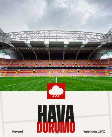 Yağmurlu Hava Kayserispor Maçını Etkileyecek mi?