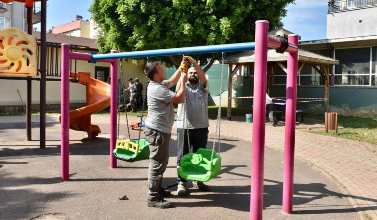 Yükseliş Mahallesi Parkı Yenilendi, Güzelleşti!