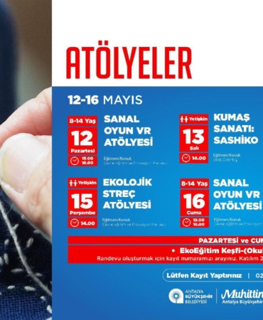Doğaseverler İçin Ücretsiz Atölye Haftası!