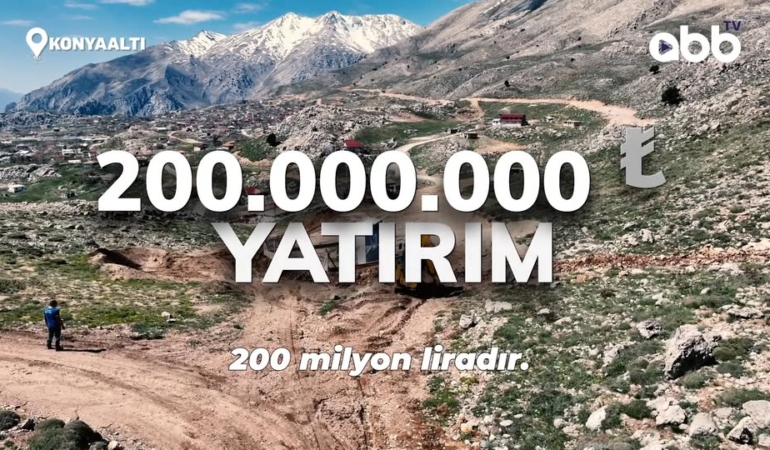 Antalya’da Su Erişimi İçin Büyük Yatırım!