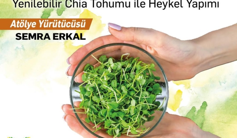 Bahçede Yaşam Var: Chia Tohumlarıyla Heykel