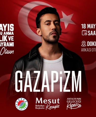 19 Mayıs’ta Gazapizm ile Gençlik Coşkusu!