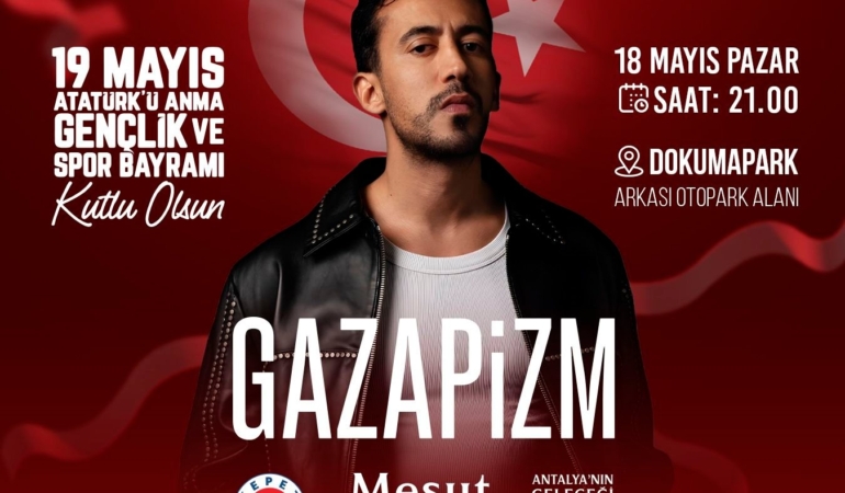 19 Mayıs’ta Gazapizm ile Gençlik Coşkusu!