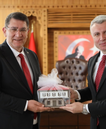 Kaymakam Yazıcı’ya Ziyaret ve Teşekkür