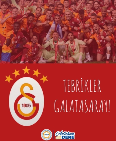 Galatasaray’a Beşinci Yıldız Tebriği!