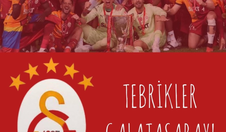 Galatasaray’a Beşinci Yıldız Tebriği!
