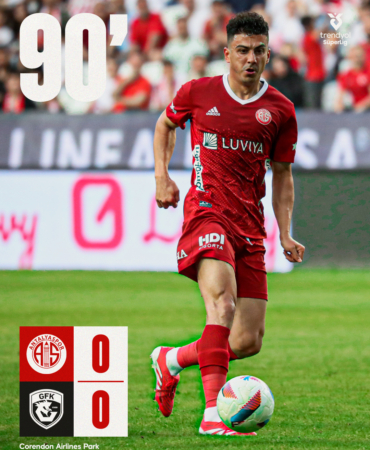 Antalyaspor, Gaziantep ile 0-0 berabere kaldı!