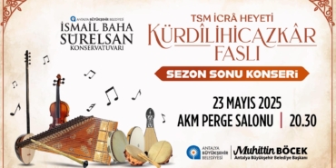 Türk Sanat Müziği Konseri 23 Mayıs’ta Ücretsiz!