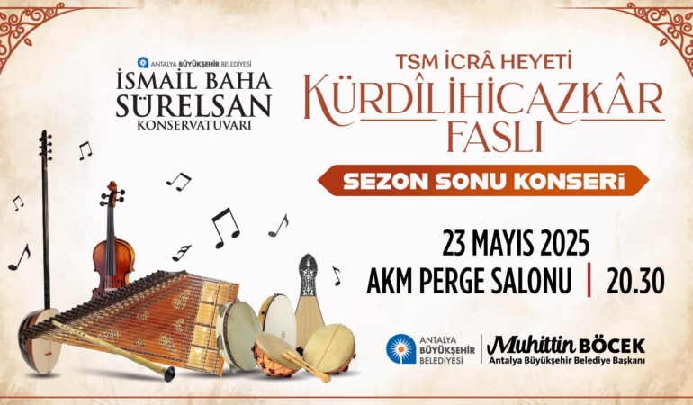 Türk Sanat Müziği Konseri 23 Mayıs’ta Ücretsiz!