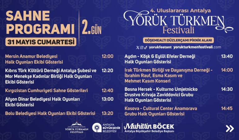 Yörük Türkmen Festivali’nde Coşku Doruğa Çıkıyor!