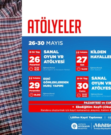 Doğaseverler İçin Ücretsiz Atölye Haftası!