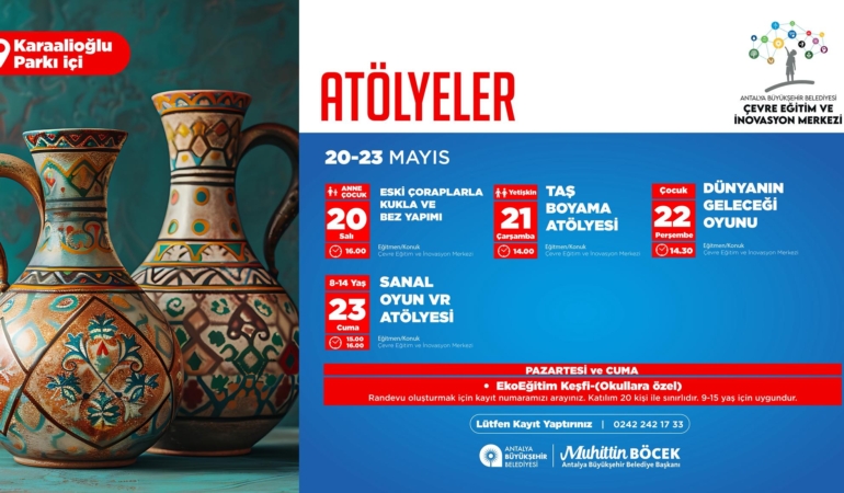 Doğaseverler İçin Ücretsiz Atölye Haftası!