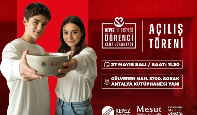 Öğrenci Kent Lokantası Açılıyor: Davetlisiniz!