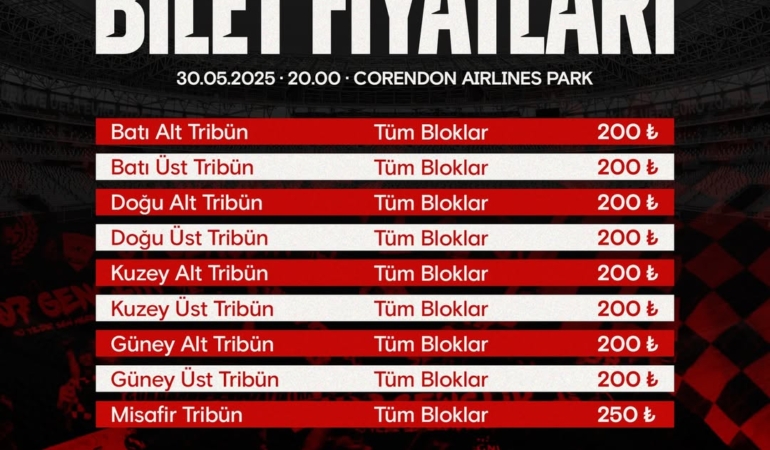 Trabzonspor Maçının Biletleri Satışta! 🎫