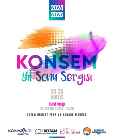 KONSEM Yıl Sonu Sergisi 23-25 Mayıs’ta!