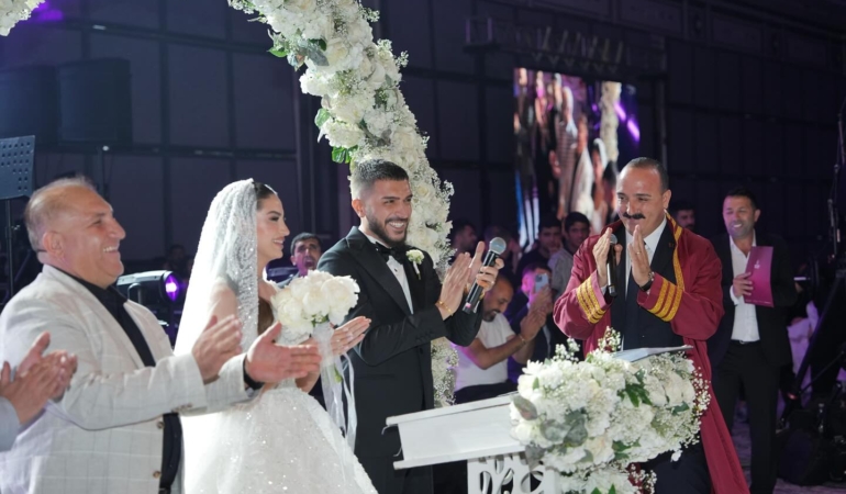 Başkan Kotan, Genç Çifte Mutluluk Diledi