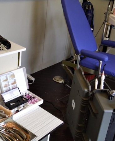 Ruhsatsız Diş Tedavisi Yapan Konteyner Mühürlendi!