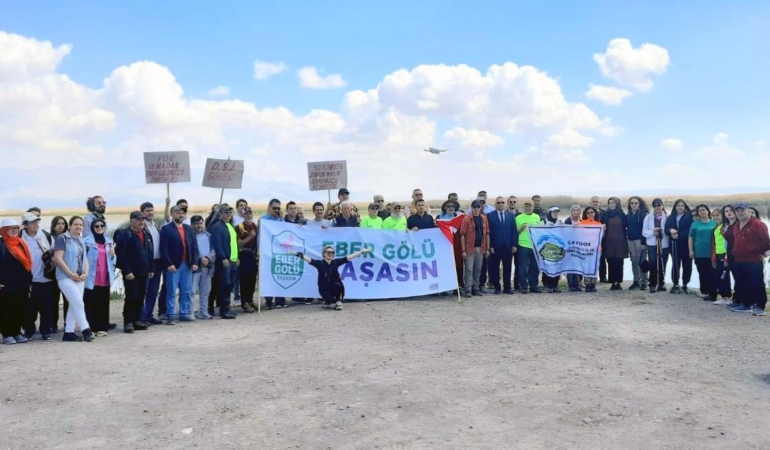 Eber Gölü’ne Sahip Çıkma Etkinliği Düzenlendi