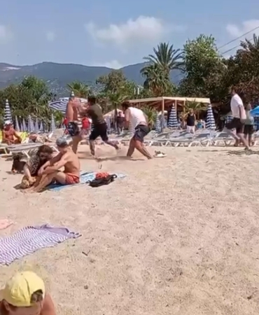Şezlong Tartışmasında Turiste Şiddet Uygulandı!