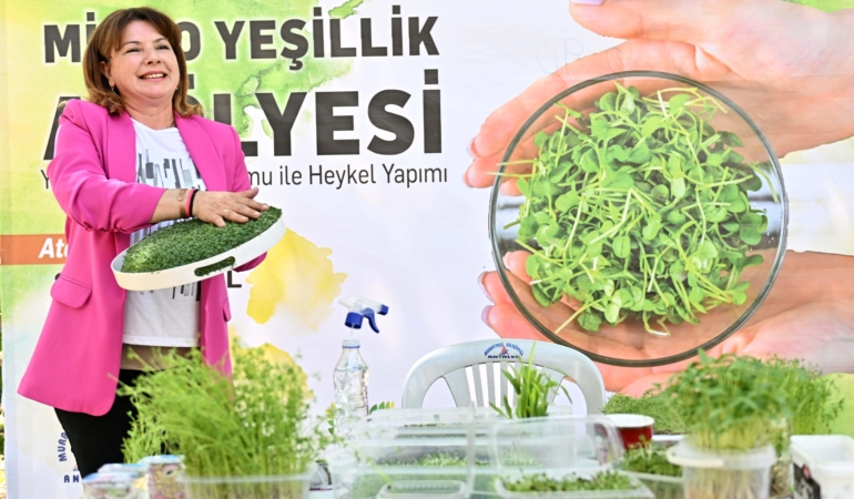 Sanatla Doğayı Buluşturan Mikro Yeşillik Atölyesi