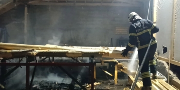 Burdur’da Hızar Atölyesinde Yangın Çıktı!