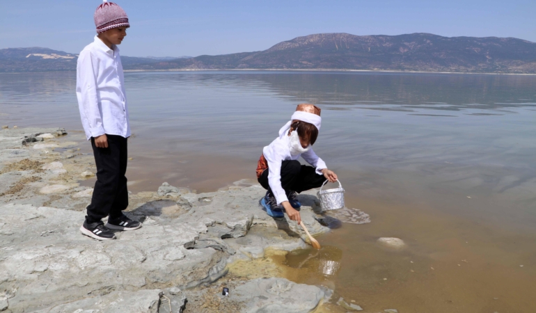Öğrencilerden Burdur Gölü’ne Farkındalık Etkisi