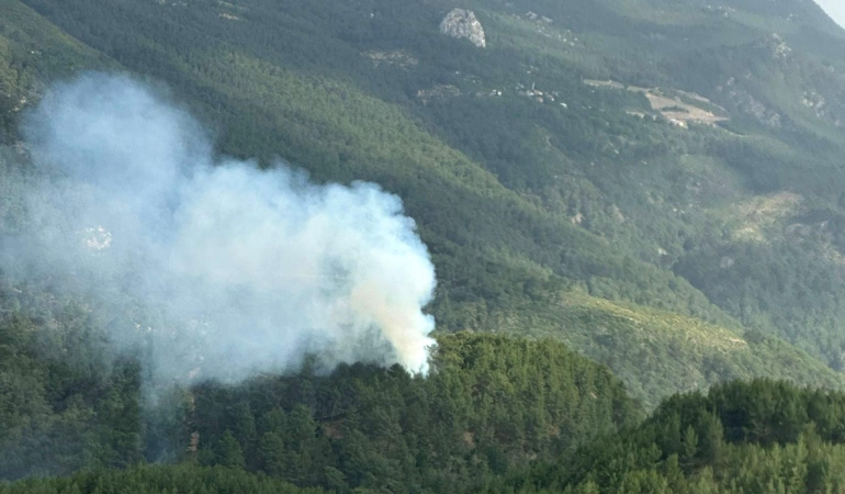 Antalya’da Orman Yangını Kontrol Altına Alındı