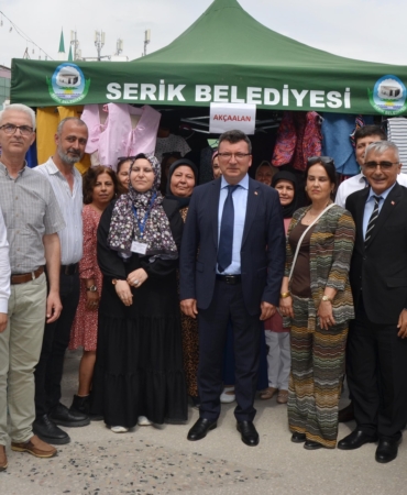 Serik’te Hayat Boyu Öğrenme Haftası Sergisi Açıldı