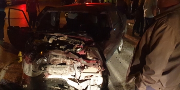 Eğirdir’de Kafa Kafaya Çarpışma: 4 Yaralı!