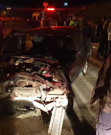 Eğirdir’de Kafa Kafaya Çarpışma: 4 Yaralı!