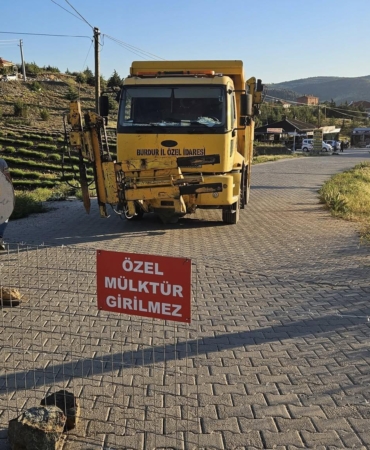 Tapulu Arazi Tartışması Yolu Kapattı!