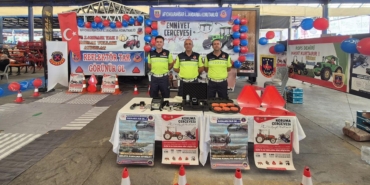 Jandarmadan Fuar Alanında Trafik Uyarıları