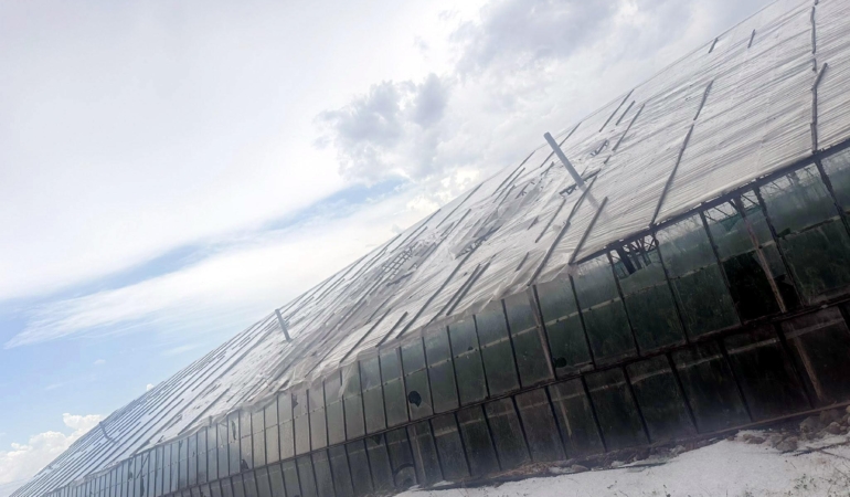 Antalya’da Dolu Tarım Alanlarını Vurdu!