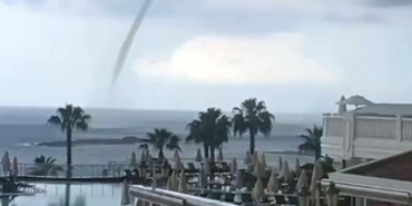 Antalya’da Denizde Hortumlar Kamerada Görüntülendi