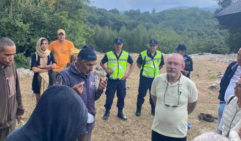 Kaş’ta Mermer Ocağı Davasında Bilirkişi Keşfi