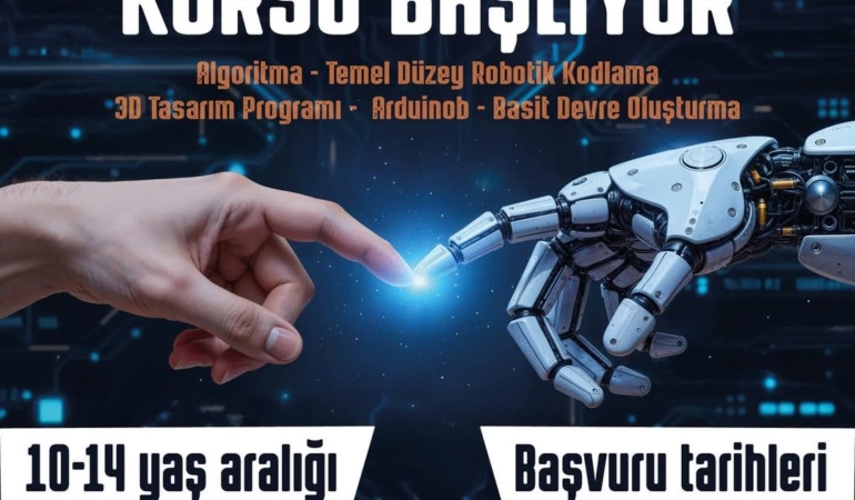 Robotik Kodlama Kursu Başvuruları Açıldı!