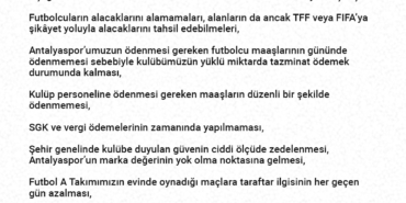 Antalyaspor’da Kriz: Güven Tazeleme Zamanı!