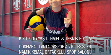 Antalyaspor Voleybol Okulu Kayıtları Başladı!