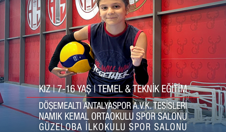 Antalyaspor Voleybol Okulu Kayıtları Başladı!