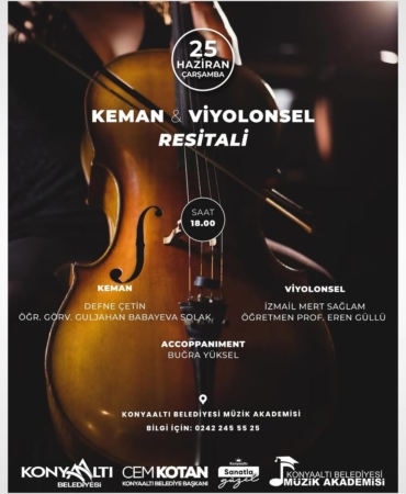 Keman & Viyolonsel Resitali: Sanat Dolu Bir Akşam!