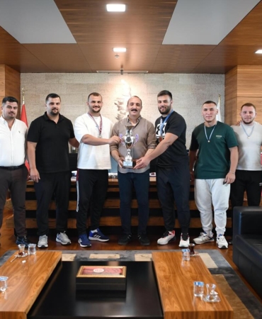 Başkan Kotan, Pehlivanları Ağırladı ve Tebrik Etti