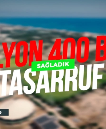 Antalya’da Su Tasarrufu Sağlayan Çim Tesisi!
