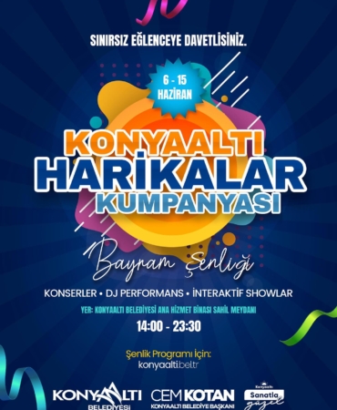 Konyaaltı Bayram Şenliği Başlıyor!