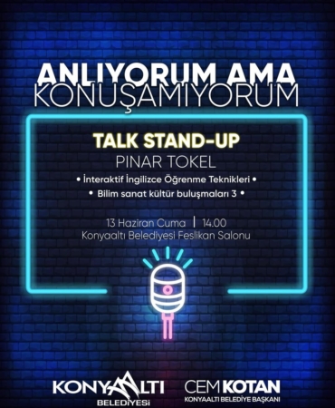 Konyaaltı’nda ‘Anlıyorum Ama Konuşamıyorum’ Etkinliği!