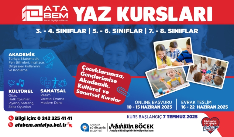 Ücretsiz Yaz Kurslarıyla Geleceğinizi Şekillendirin!