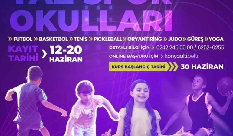 Ücretsiz Yaz Spor Okulları Başlıyor!
