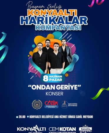 Bu Akşam Konyaaltı’nda Ondan Geriye Konseri!