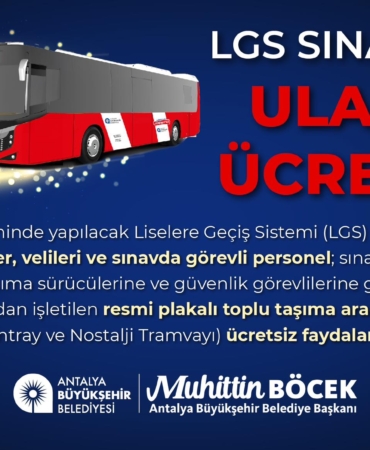 Öğrenciler İçin Ücretsiz Ulaşım Desteği!